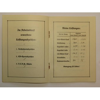 Livre de réussite pour soldat dans RAD GAU 27 Baden, unité 5/274. Espenlaub militaria